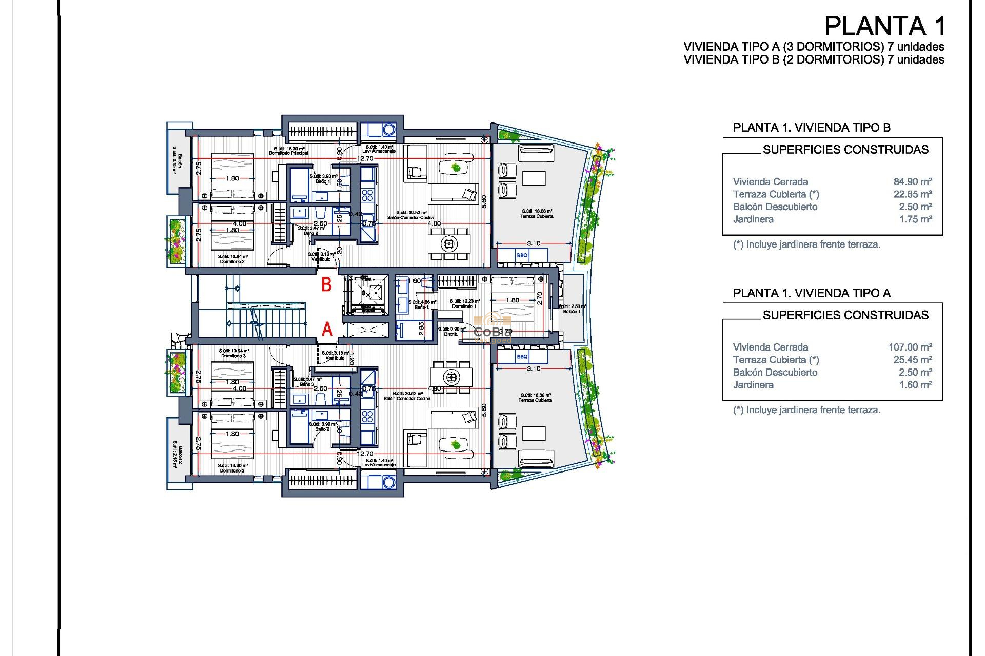 Neue Gebäude - Apartment - La Manga Club - Las Orquídeas