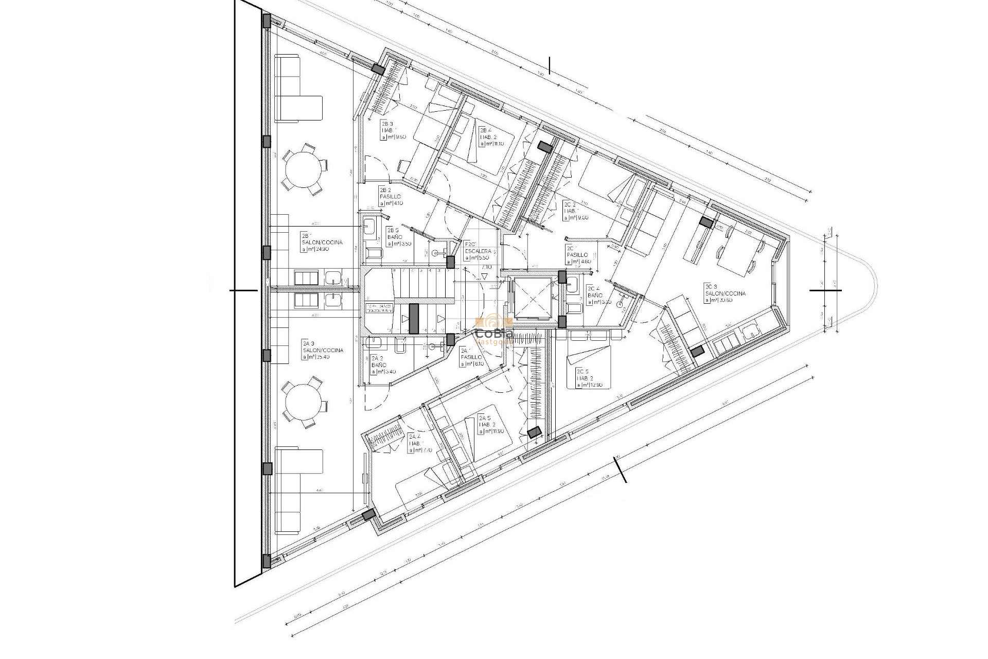 Neue Gebäude - Penthouse - Mazarron - pueblo