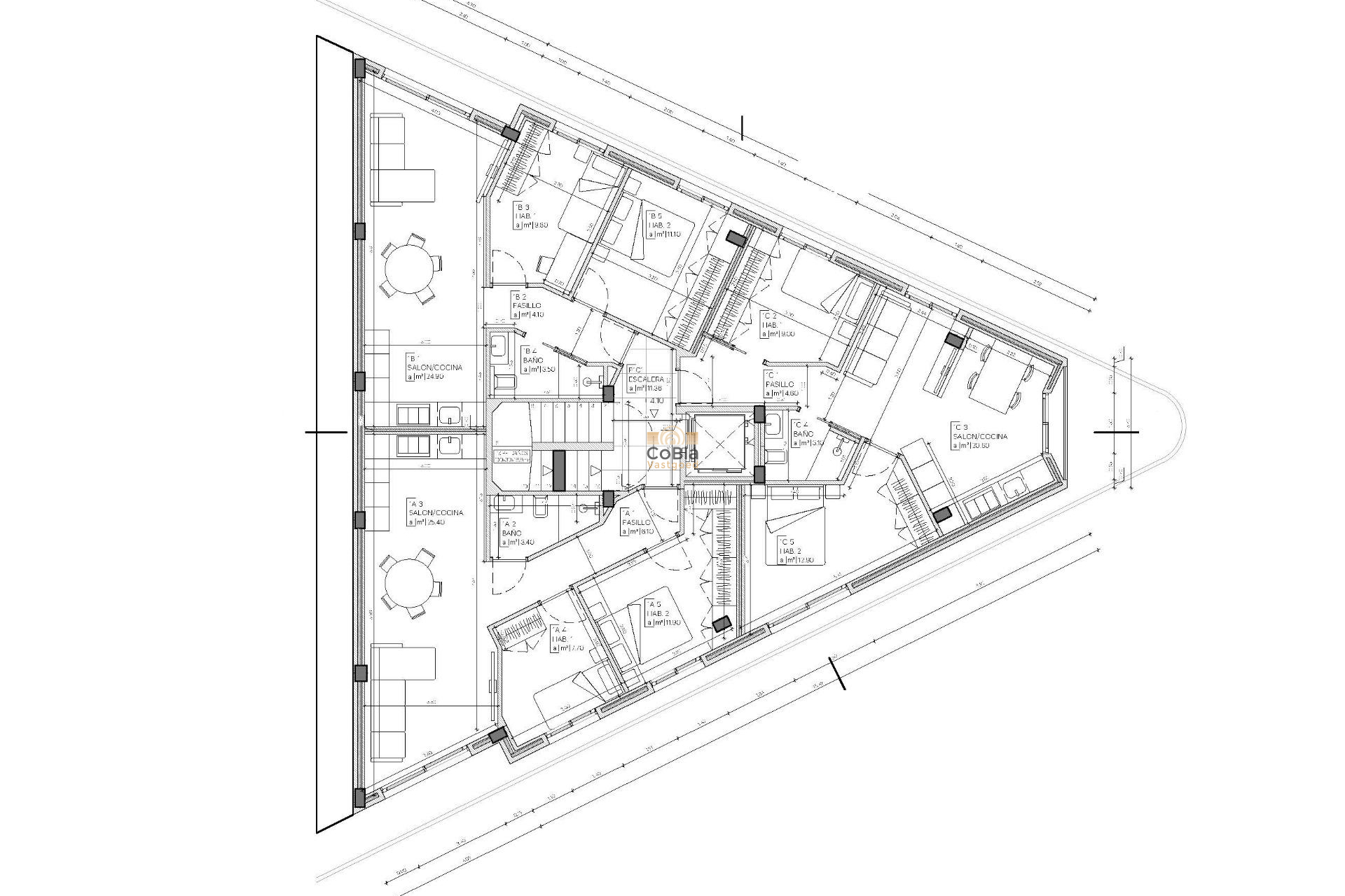 New Build - Apartment - Mazarron - pueblo