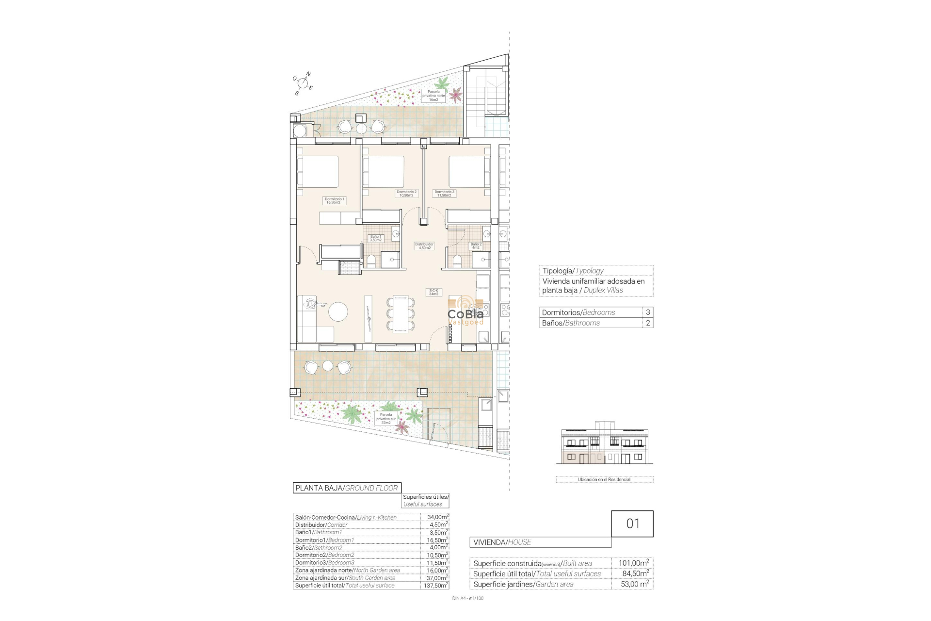New Build - Bungalow - Hondón de las Nieves - Canalosa