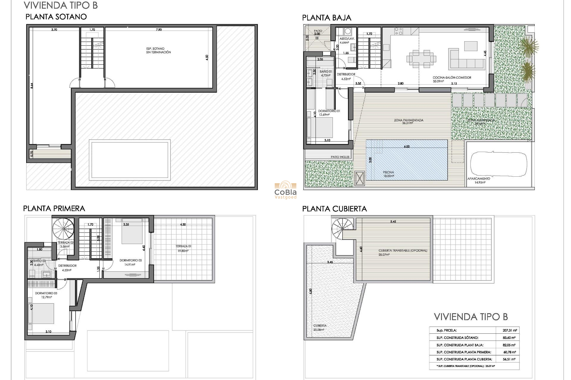 New Build - Quad House - Bigastro - Loma Alta