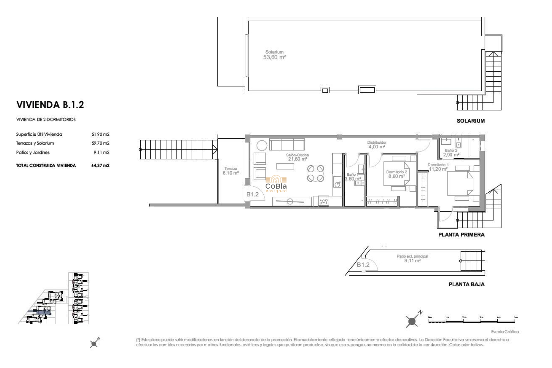 New Build - Top Floor Bungalow - Puerto de Mazarron - Playa Negra