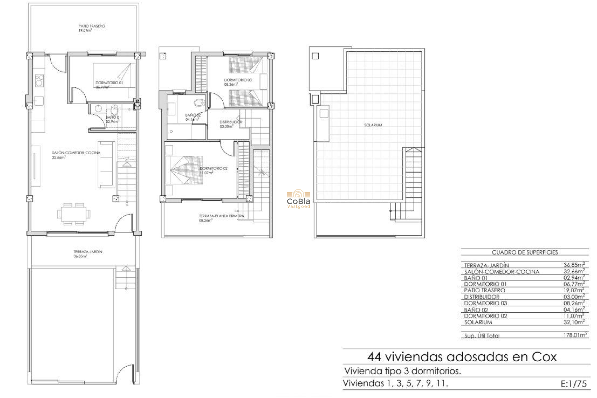 New Build - Townhouse - Cox - Sin Zona