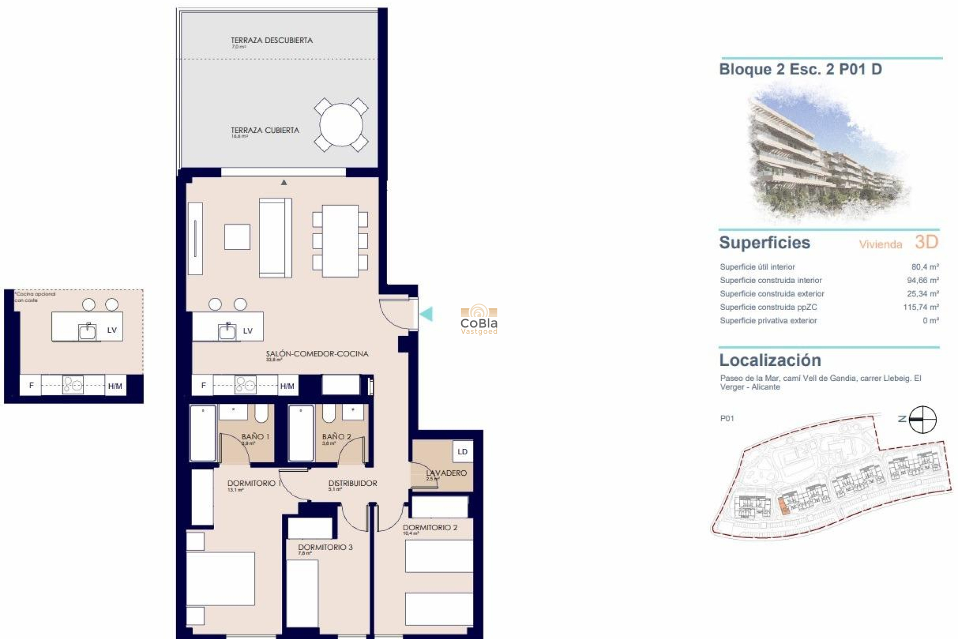 Nieuwbouw Woningen - Appartement - Denia - Playa de La Almadraba