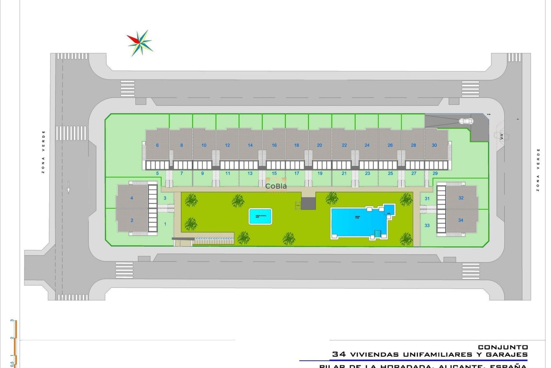 Nieuwbouw Woningen - Bungalow - Pilar de la Horadada - pueblo