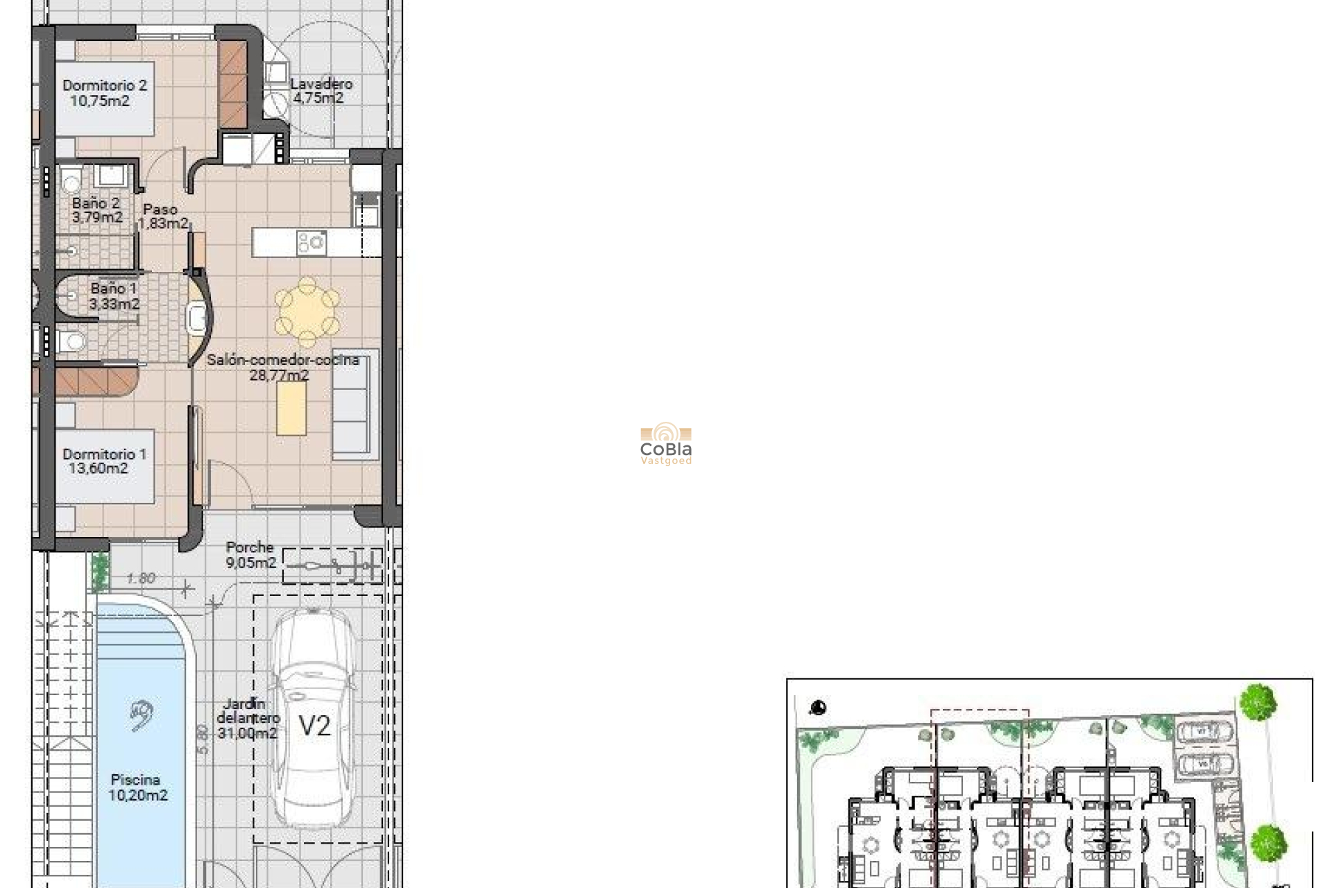 Nieuwbouw Woningen - Bungalow - Pilar de la Horadada - pueblo
