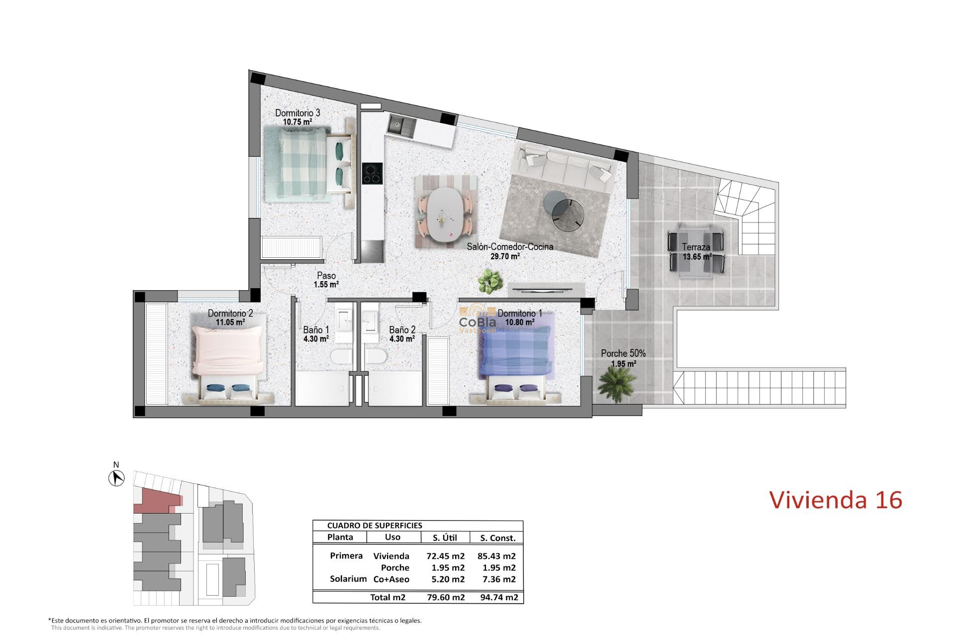 Nieuwbouw Woningen - Bungalow - Pilar de la Horadada - pueblo