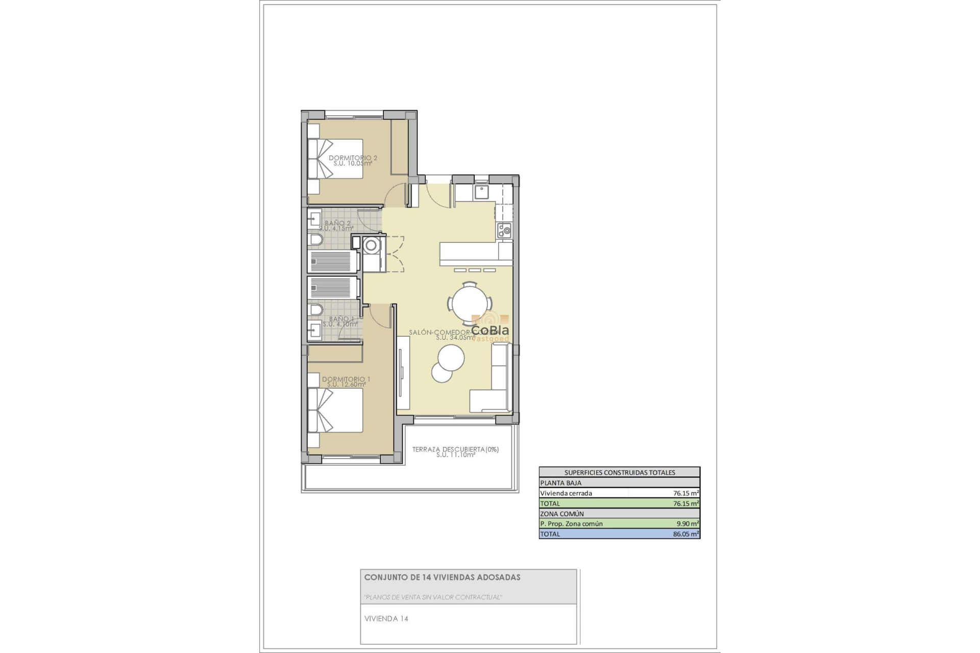 Nieuwbouw Woningen - Bungalow - Rojales - Pueblo