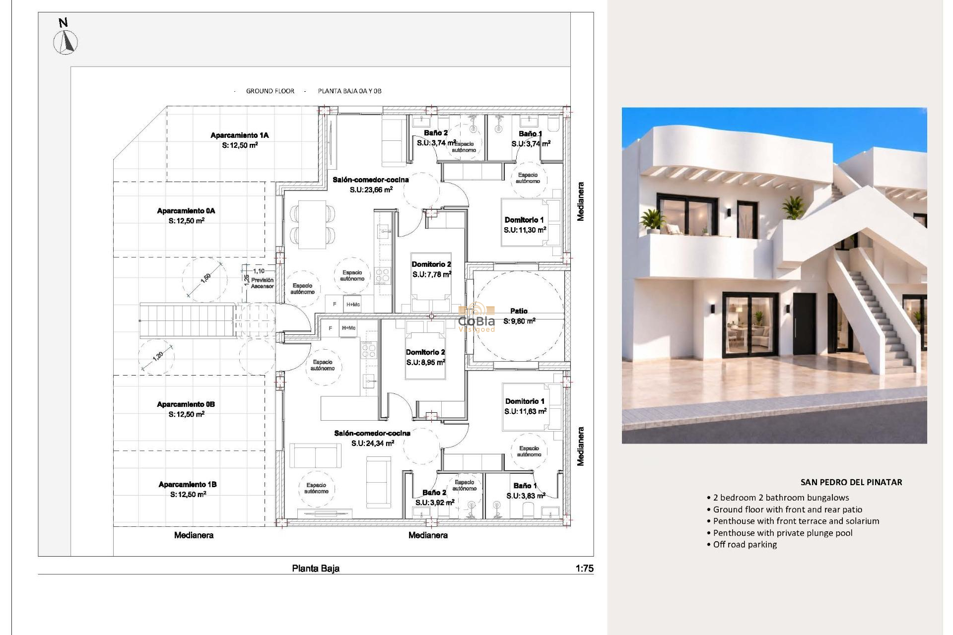 Nieuwbouw Woningen - Bungalow - San Pedro del Pinatar - Los Peñascos