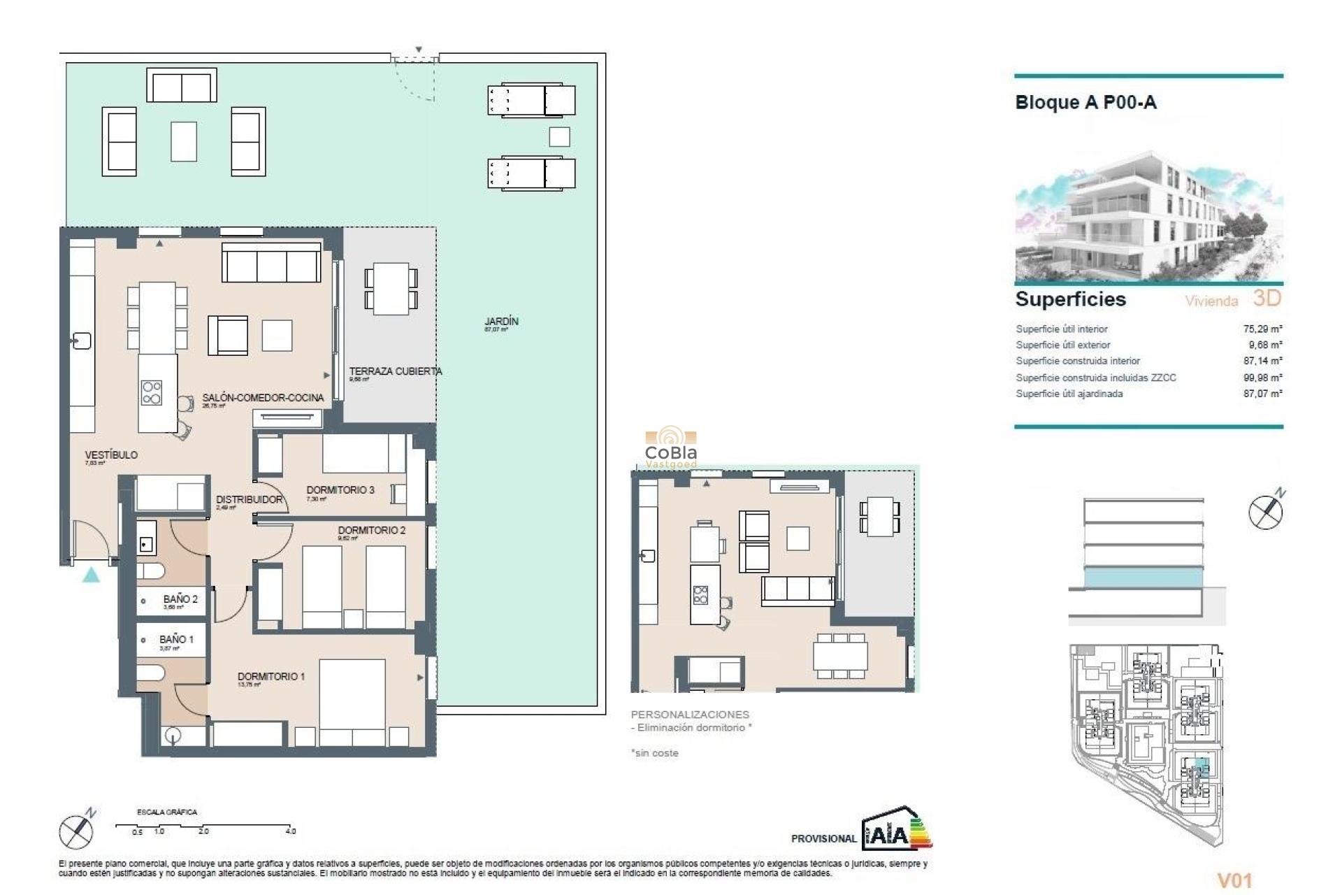 Nieuwbouw Woningen - Ground floor apartment - Benicassim - Almadraba