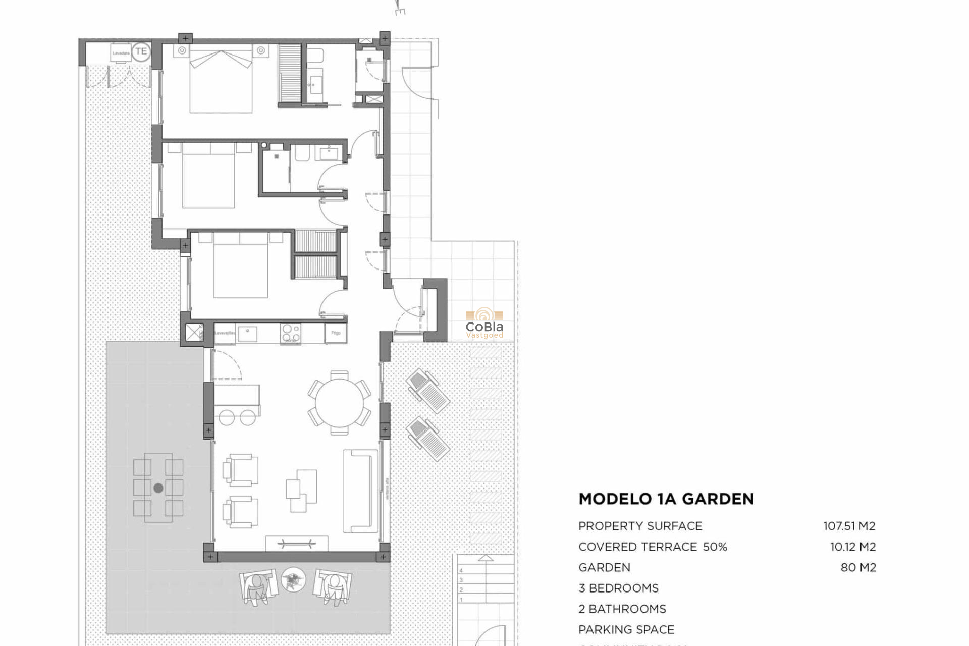 Nieuwbouw Woningen - Ground floor apartment - Los Alcazares - Parque Diana