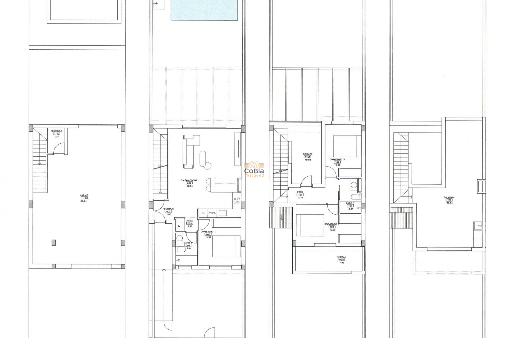 Nieuwbouw Woningen - Herenhuis - Los Alcazares - Serena Golf