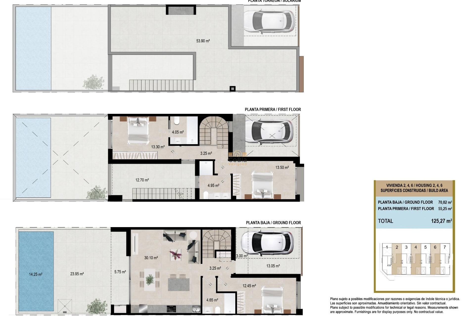 Nieuwbouw Woningen - Herenhuis - San Javier - pueblo