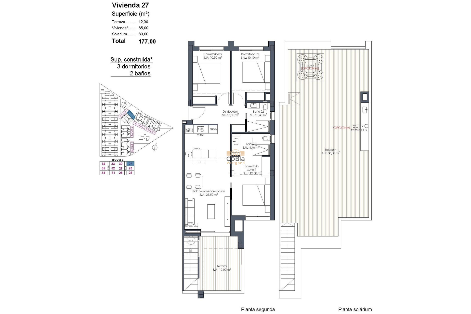 Nieuwbouw Woningen - Penthouse - Los Alcazares - Serena Golf