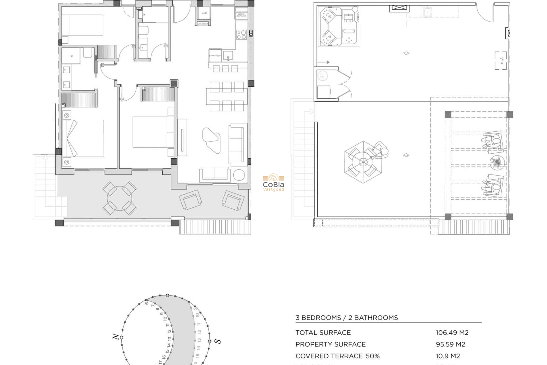 Nieuwbouw Woningen - Top Floor Bungalow - Rojales - Doña Pepa