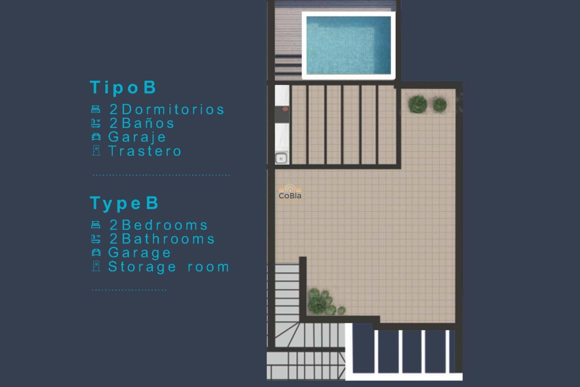 Nieuwbouw Woningen - Top Floor Bungalow - San Pedro del Pinatar - Los Pinos