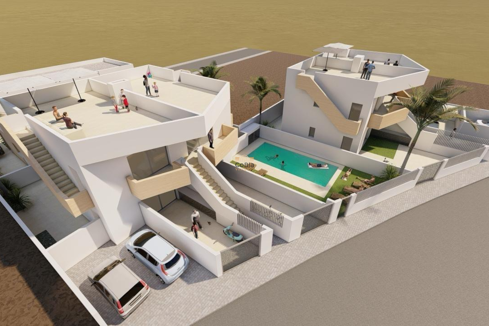 Nieuwbouw Woningen - Villa - Puerto de Mazarron - Mar De Plata