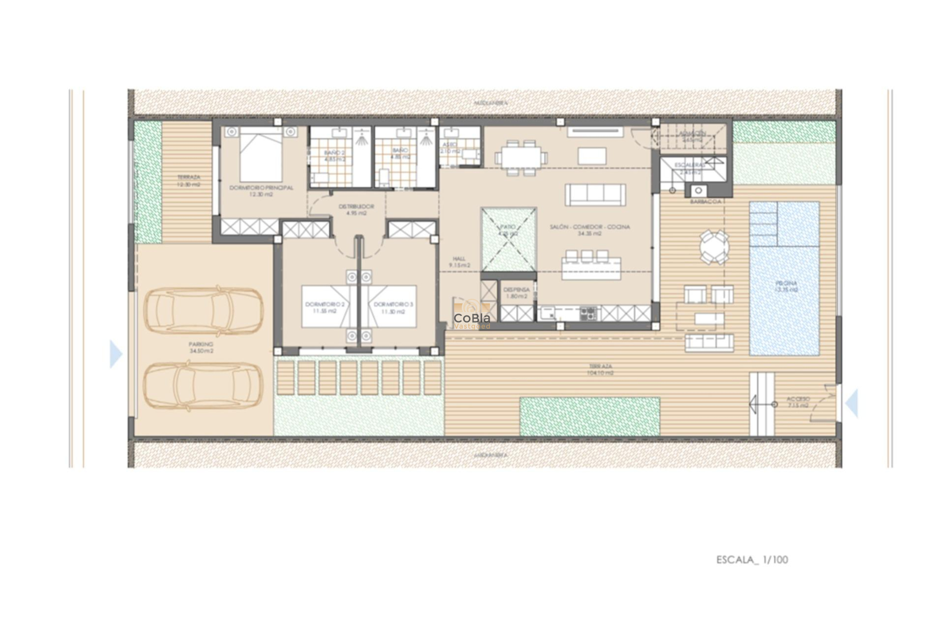 Nieuwbouw Woningen - Villa - San Juan de los Terreros - Las Mimosas