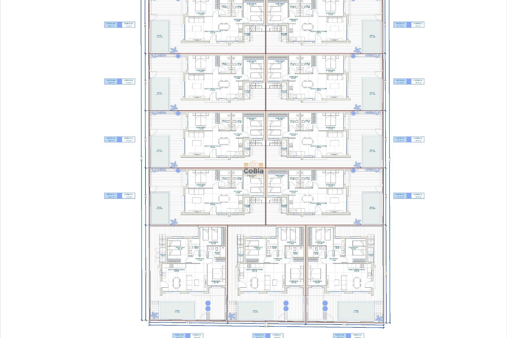 Nieuwbouw Woningen - Villa - Torre Pacheco - Roldán