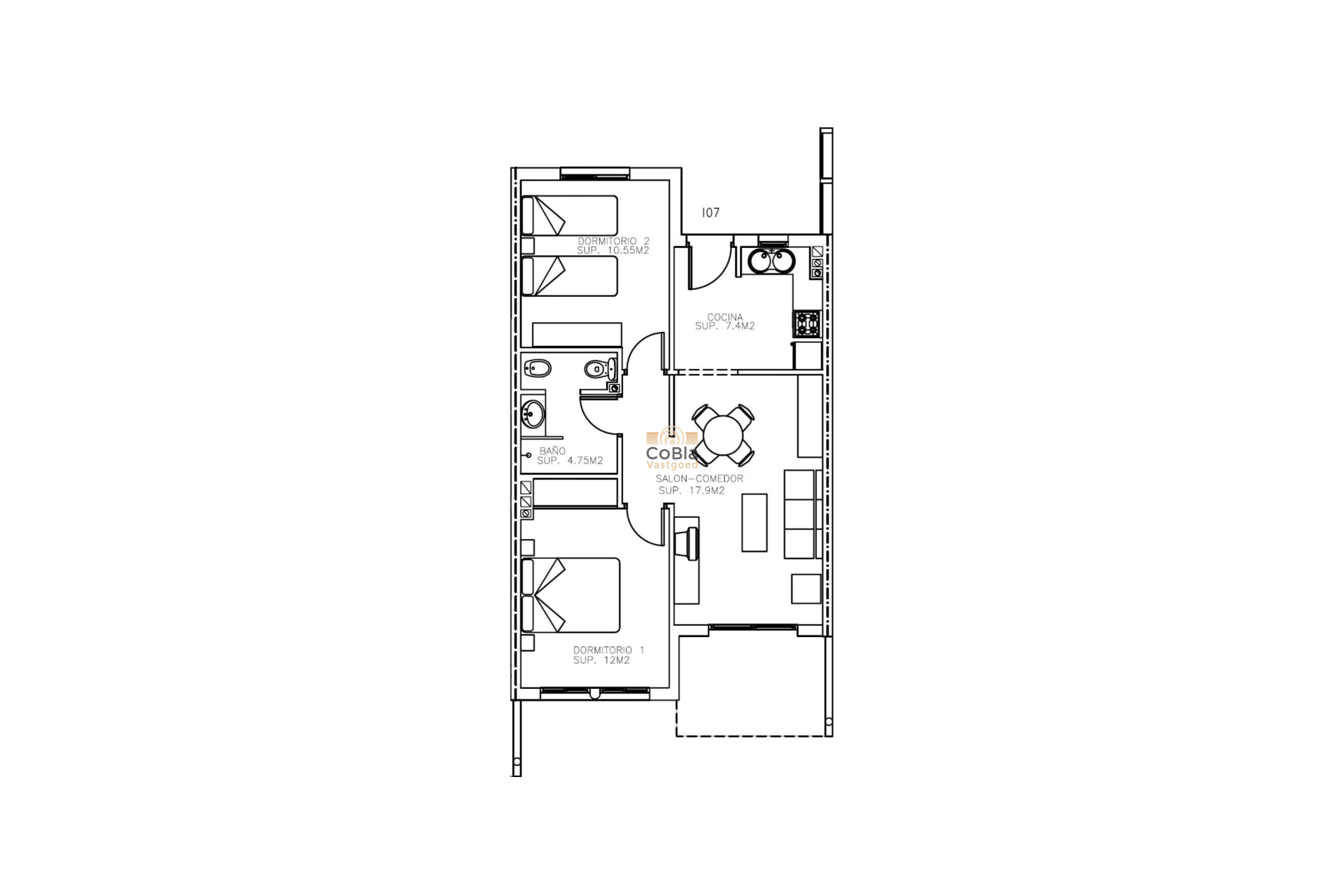 Nouvelle construction - Apartment - Aguilas - Collados