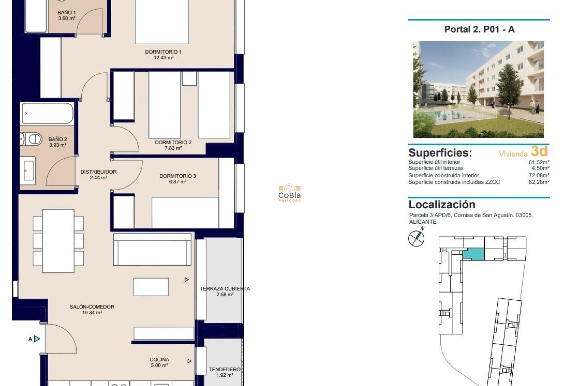 Nouvelle construction - Apartment - Alicante - San Agustín