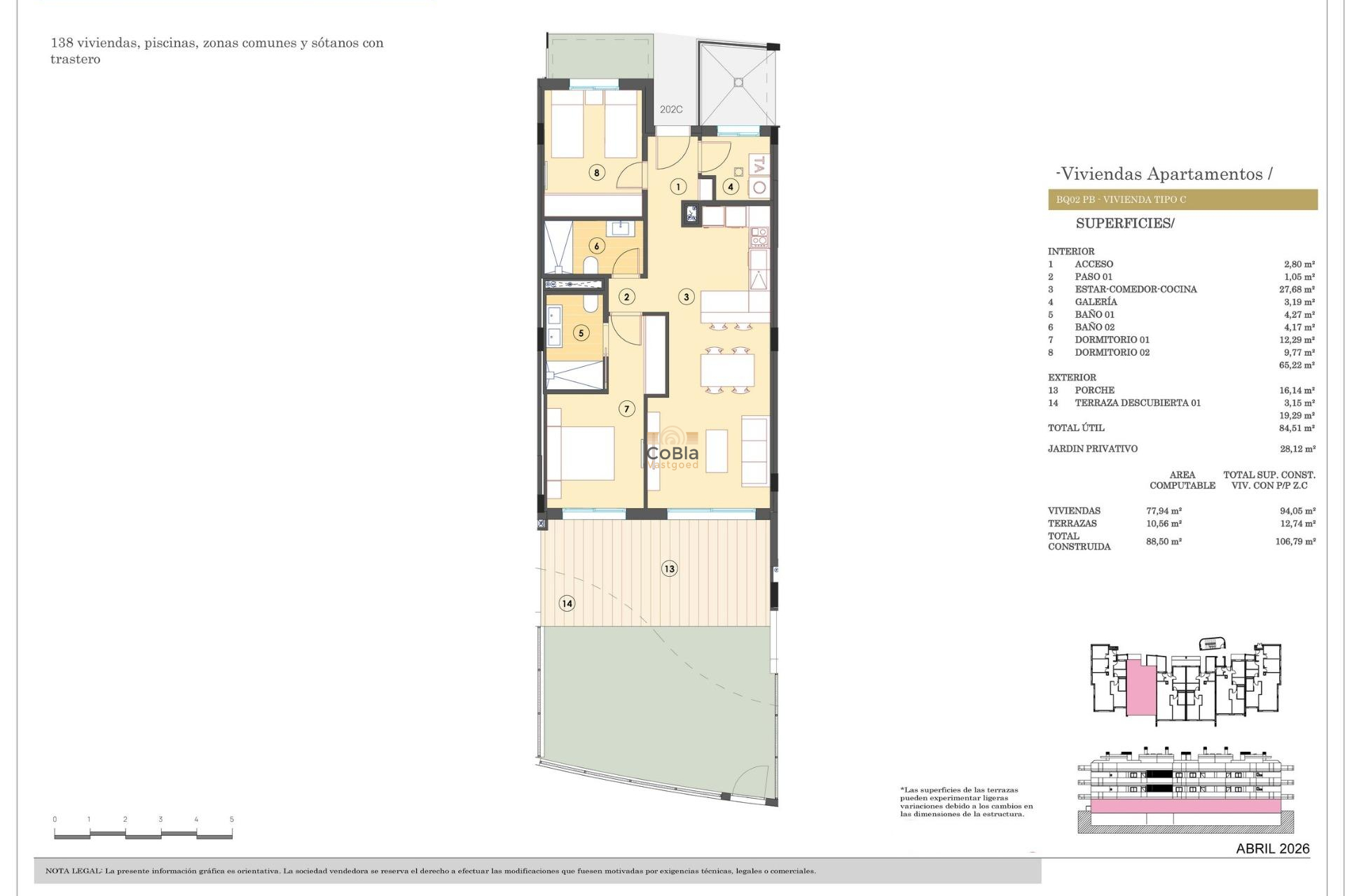 Nouvelle construction - Apartment - Finestrat - Campana Garden