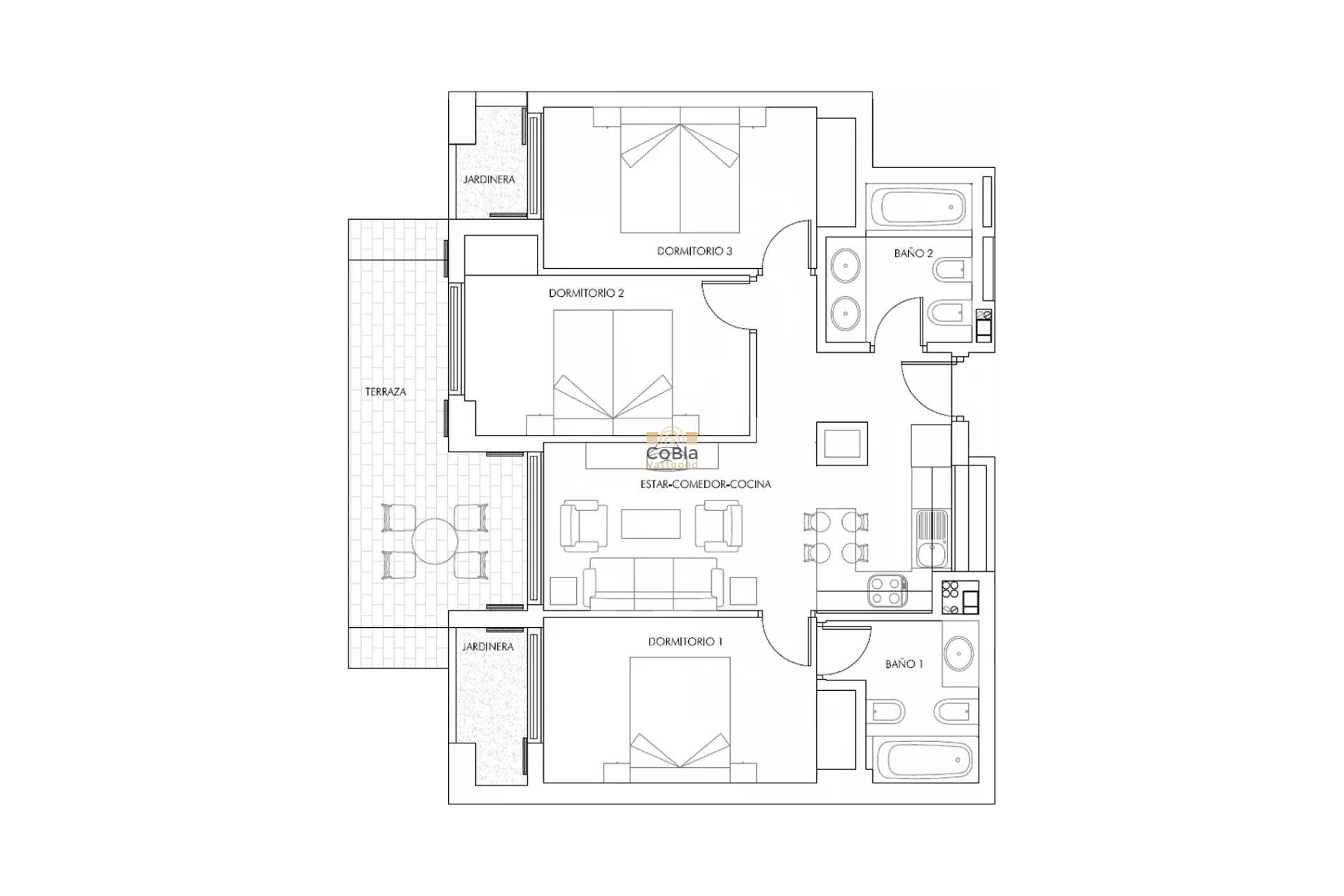Nouvelle construction - Apartment - Vera - Puerto del Rey