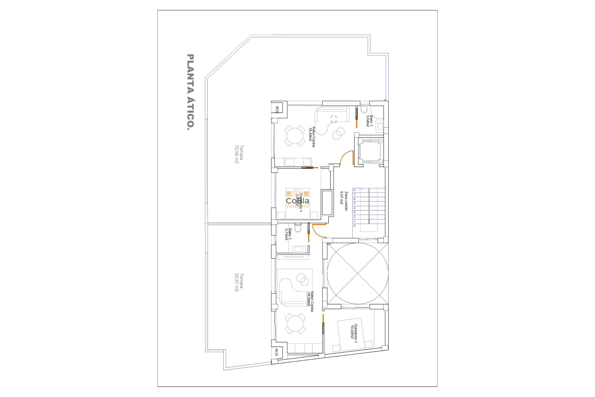 Nouvelle construction - Attique - Guardamar del Segura - Pueblo