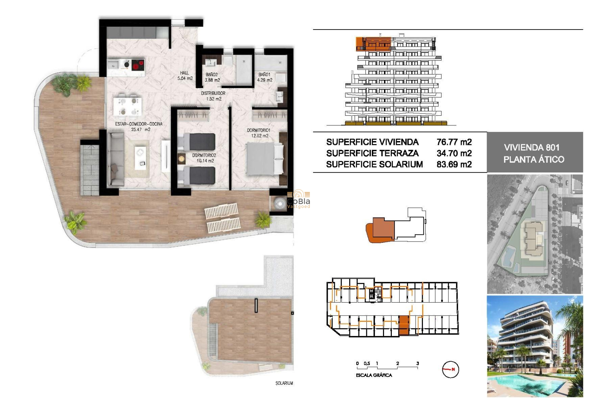 Nouvelle construction - Attique - Guardamar del Segura - Puerto