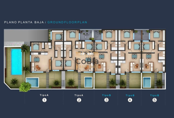 Top Floor Bungalow - Nieuwbouw Woningen - San Pedro del Pinatar - Los Pinos