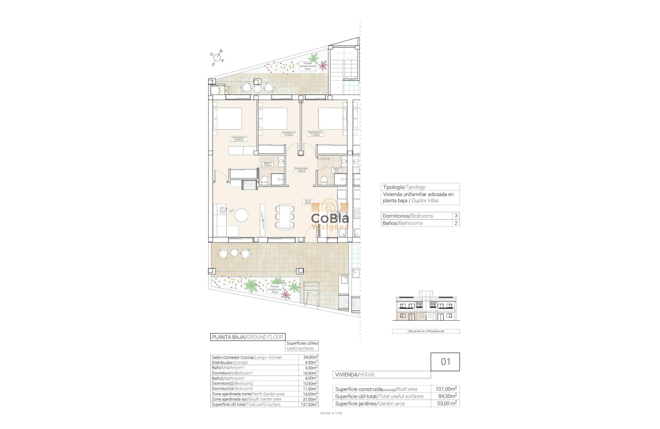 New Build - Bungalow - Hondón de las Nieves - Canalosa