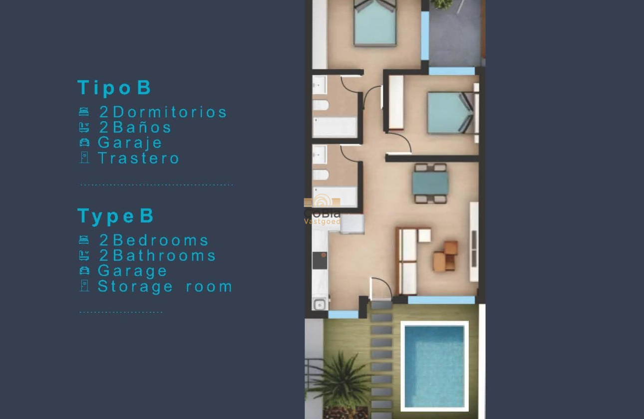 Nieuwbouw Woningen - Bungalow - San Pedro del Pinatar - Los Pinos