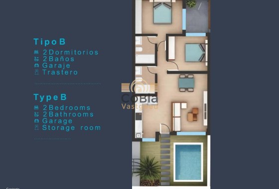 Nieuwbouw Woningen - Bungalow - San Pedro del Pinatar - Los Pinos