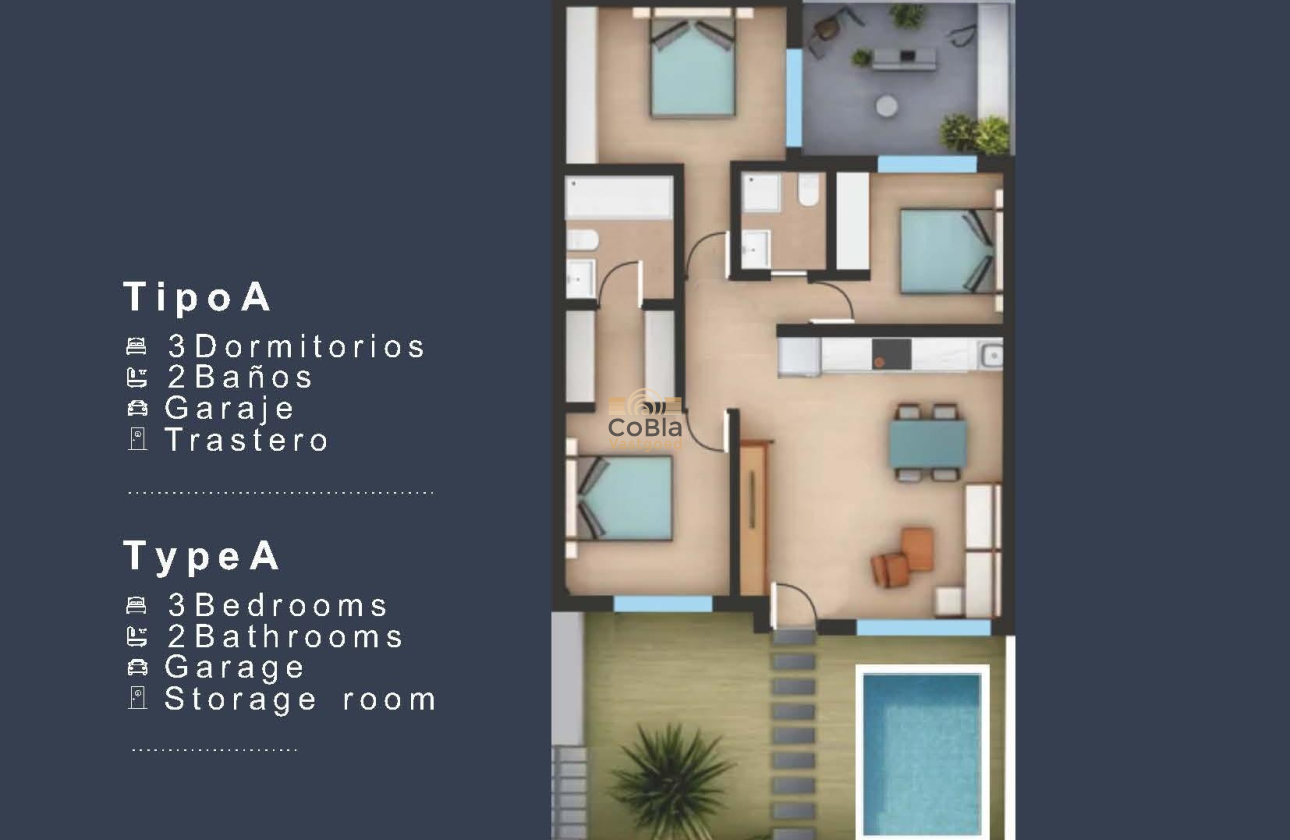 Nieuwbouw Woningen - Bungalow - San Pedro del Pinatar - Los Pinos
