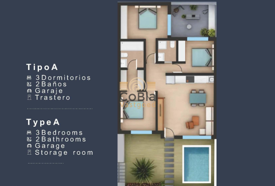 Nieuwbouw Woningen - Bungalow - San Pedro del Pinatar - Los Pinos