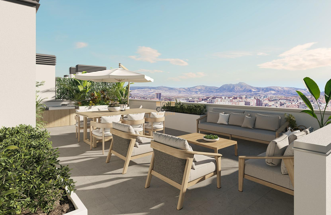 Nieuwbouw Woningen - Penthouse - Alicante - Pau Ii