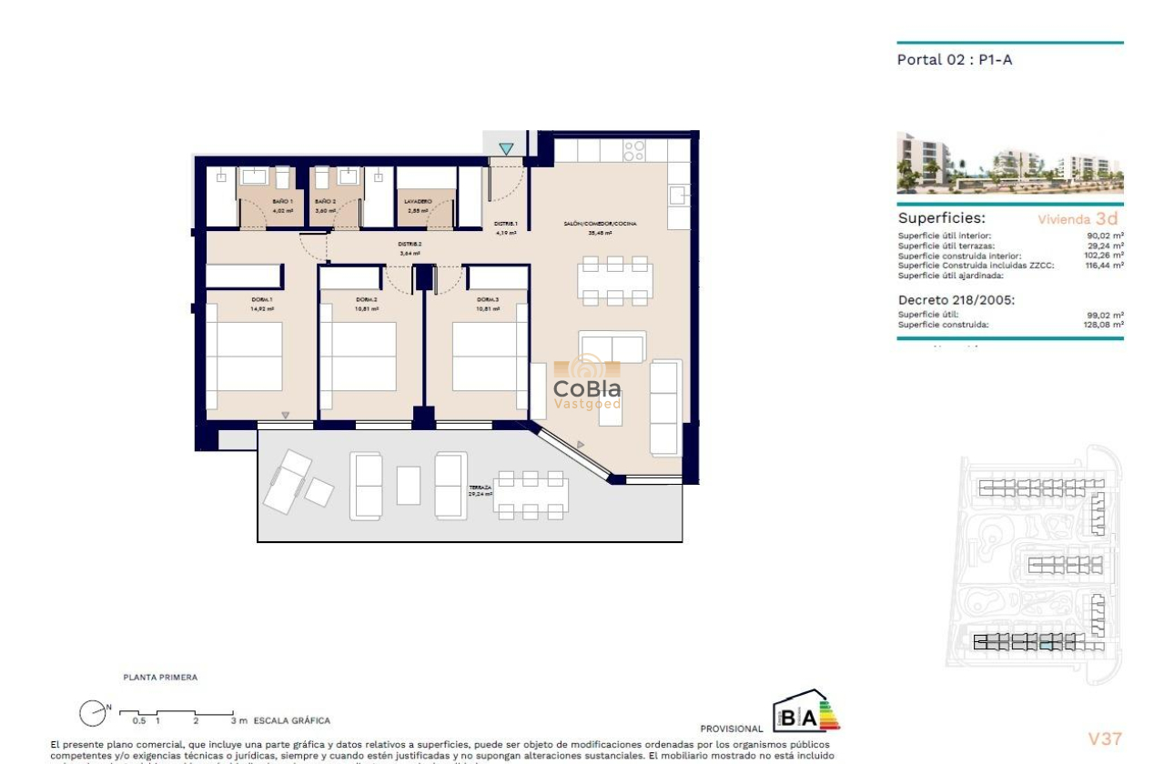 Nieuwbouw Woningen - Appartement - Almerimar - 1ª Linea De Playa