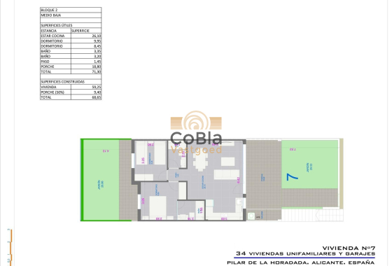 Nieuwbouw Woningen - Bungalow - Pilar de la Horadada - pueblo