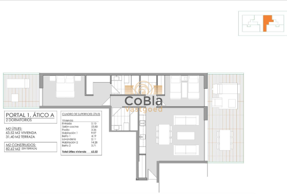 Nieuwbouw Woningen - Penthouse - Jávea Xàbia - Pueblo