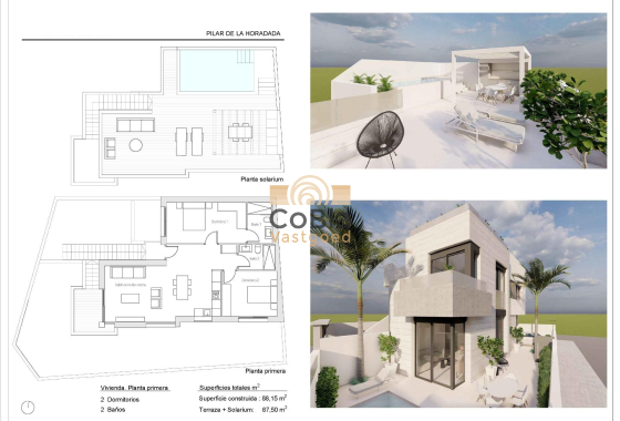 Nieuwbouw Woningen - Bungalow - Pilar de la Horadada - pueblo