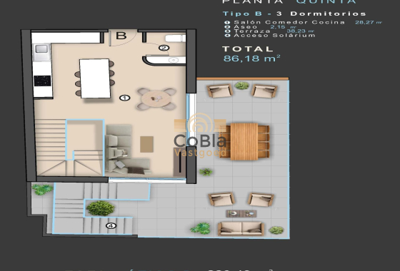 Nieuwbouw Woningen - Penthouse - Torrevieja - Center
