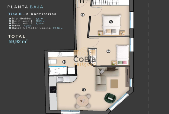 Nieuwbouw Woningen - Appartement - Torrevieja - Center