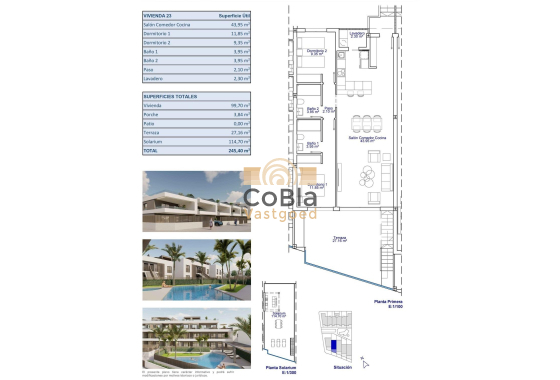 Nieuwbouw Woningen - Bungalow - Pilar de la Horadada - pueblo