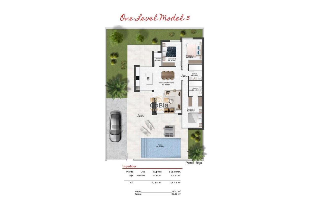 Nieuwbouw Woningen - Villa - Banos y Mendigo - Altaona Golf And Country Village