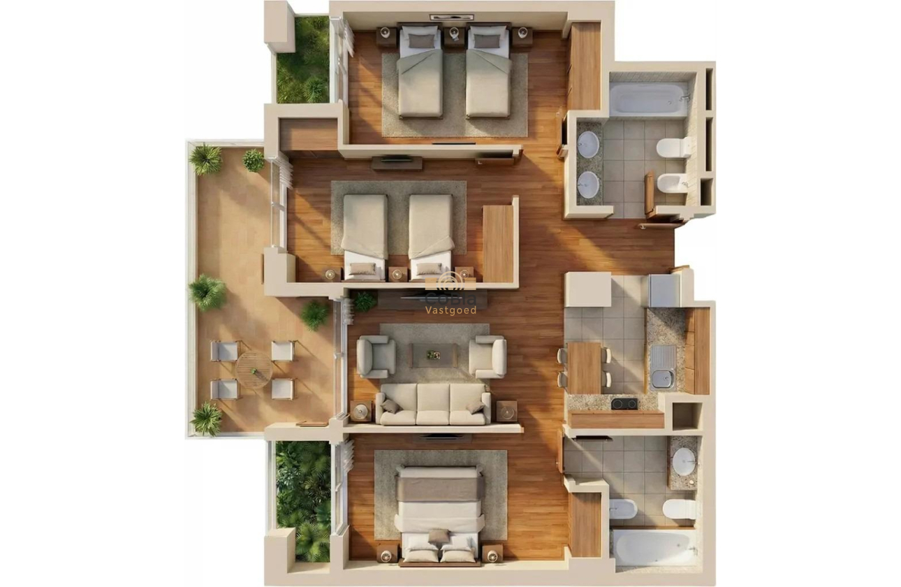 Nieuwbouw Woningen - Appartement - Vera - Puerto del Rey