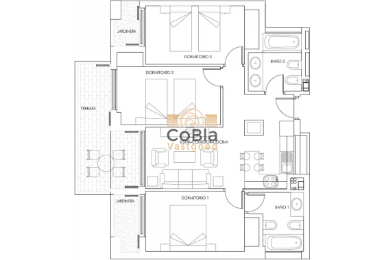 Nieuwbouw Woningen - Appartement - Vera - Puerto del Rey