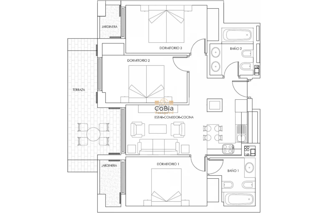 Nieuwbouw Woningen - Appartement - Vera - Puerto del Rey
