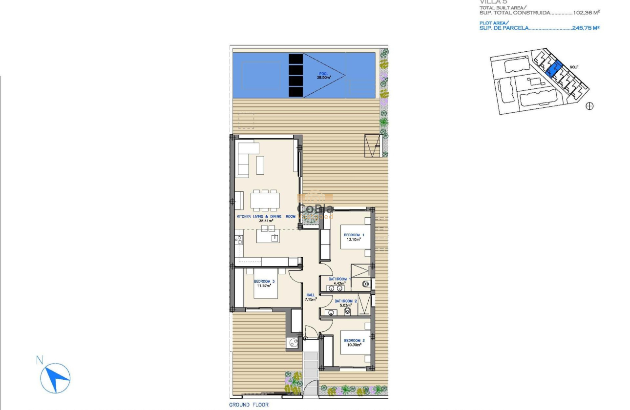 Nieuwbouw Woningen - Villa - Los Alcazares - Serena Golf