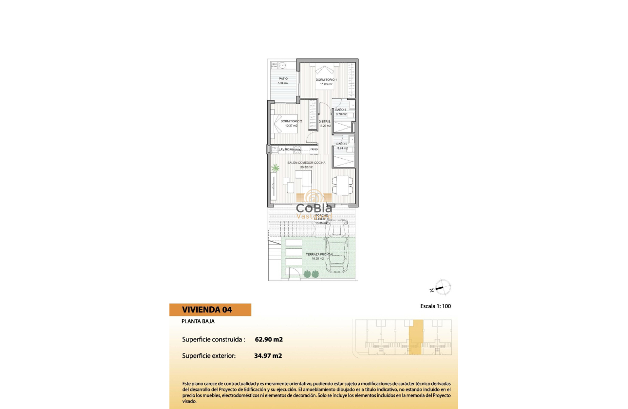 Nieuwbouw Woningen - Bungalow - San Pedro del Pinatar - El Salero