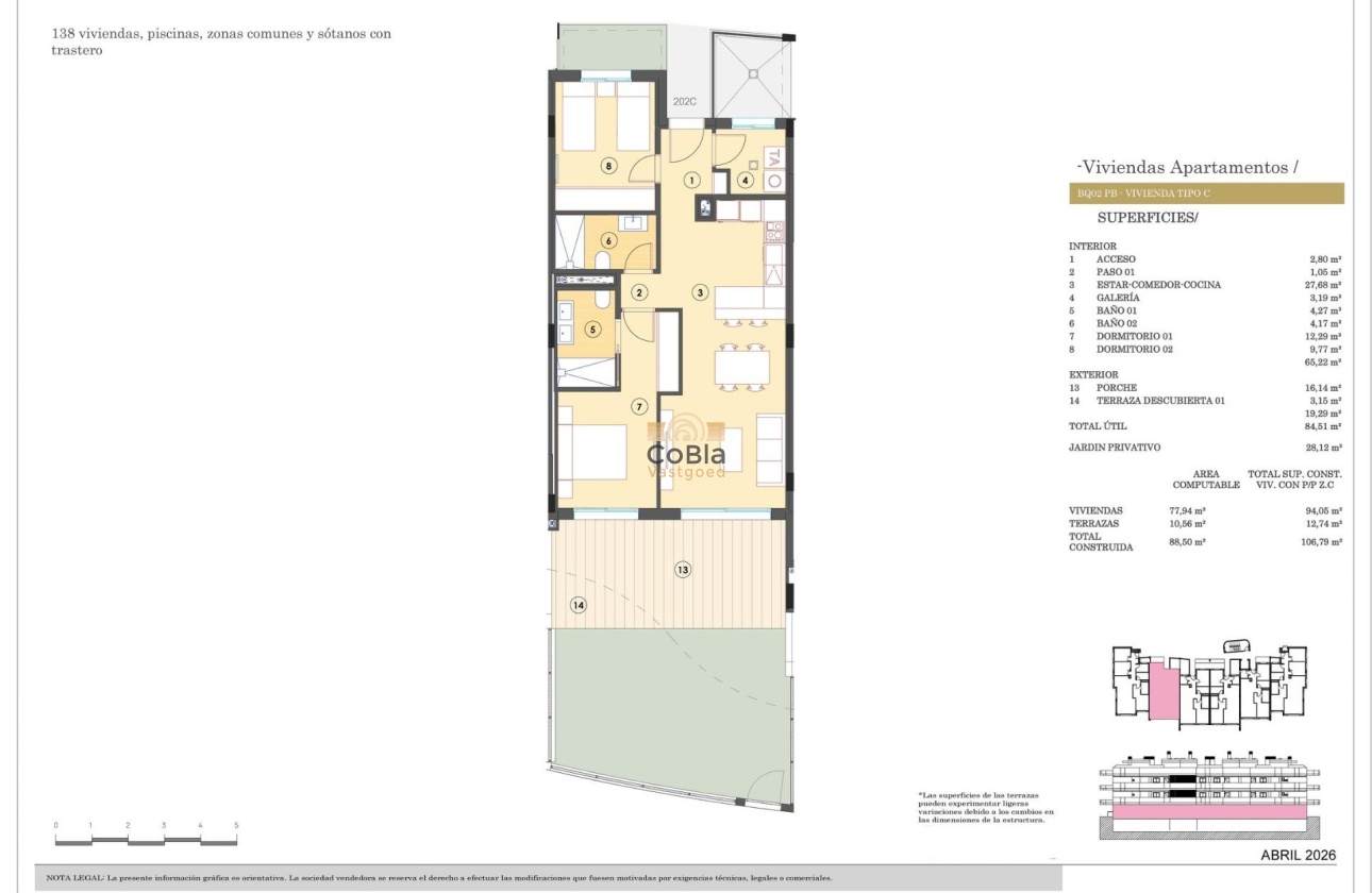 Nieuwbouw Woningen - Appartement - Finestrat - Campana Garden